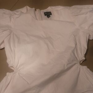 Chic White Puff Sleeve Top